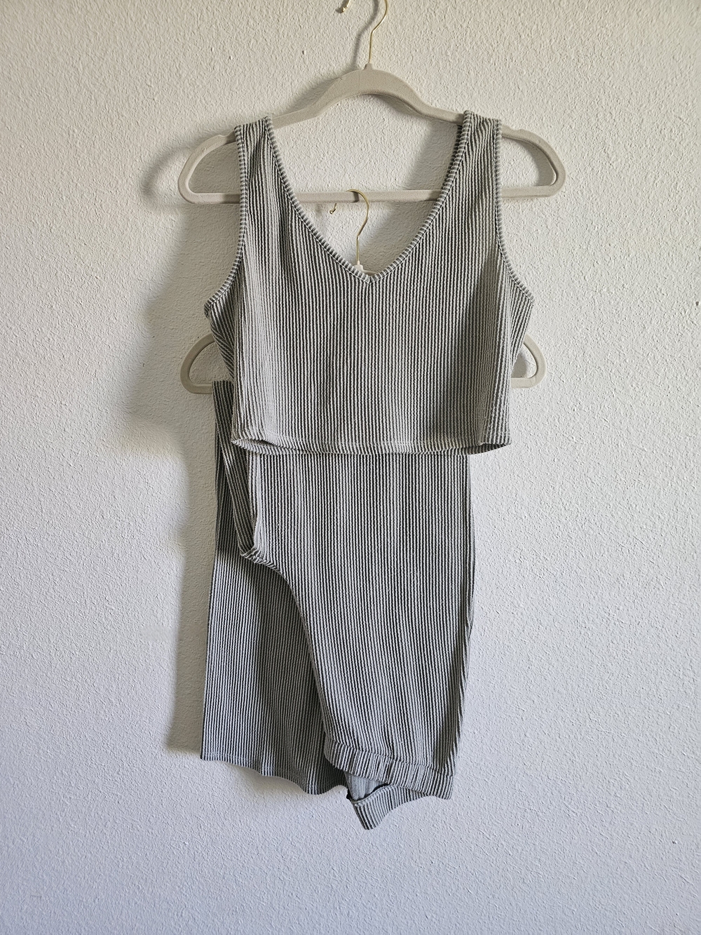 2 Piece Ribbed Tank & Pant Set